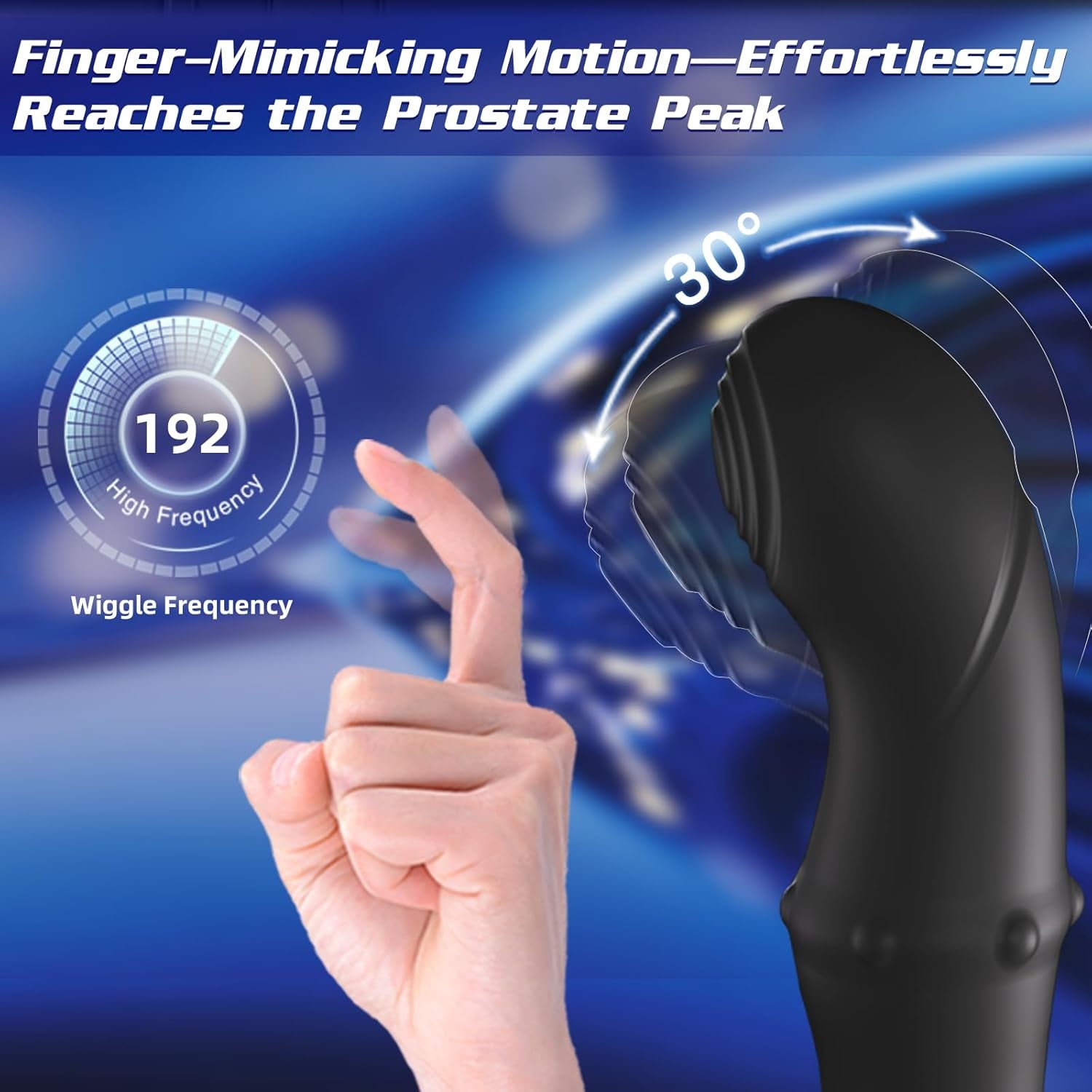 NantaWiggle App-Controlled Wiggling Prostate Massager