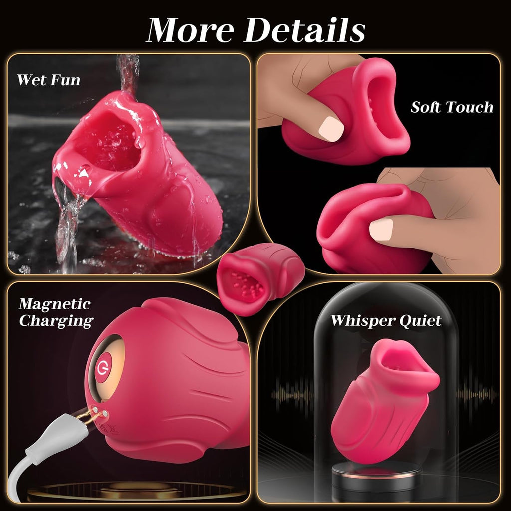 OralPulse App Control Male Stroker Trainer 10 Modes