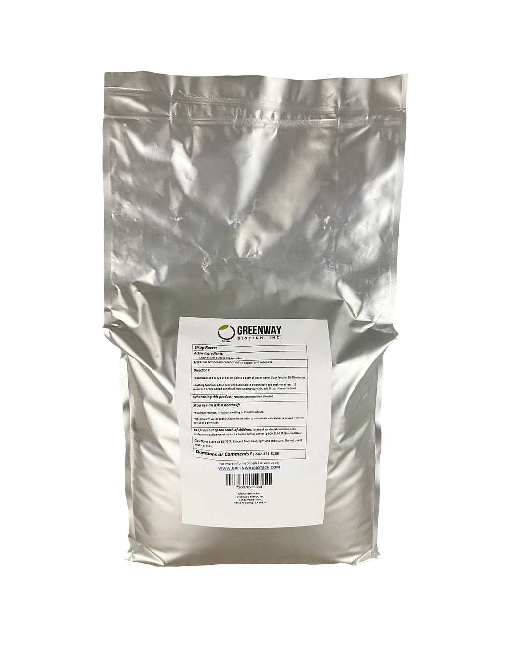 Epsom Salt USP Grade (Magnesium Sulfate) — Bath, Foot Soak & Garden