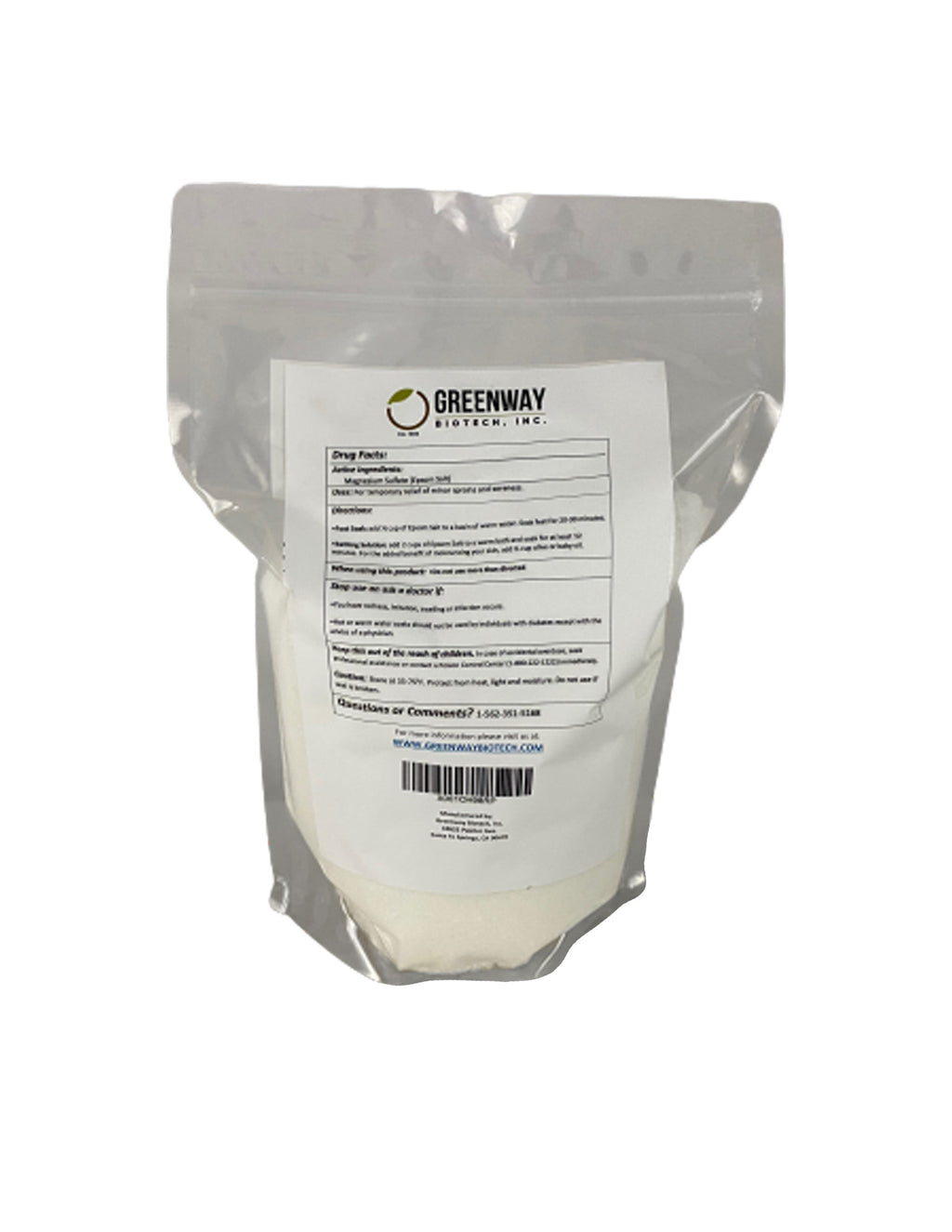 Epsom Salt USP Grade (Magnesium Sulfate) — Bath, Foot Soak & Garden
