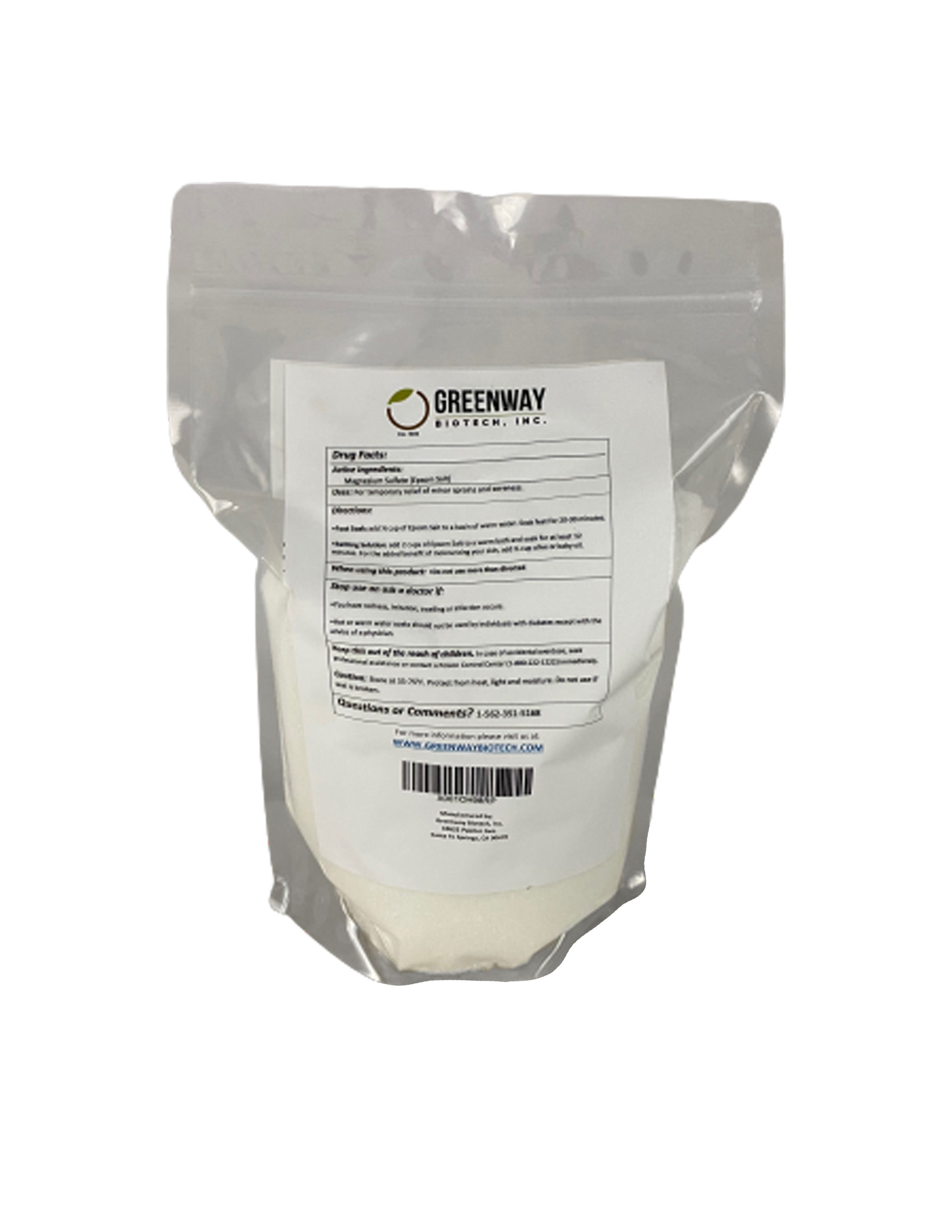 Epsom Salt USP Grade (Magnesium Sulfate) — Bath, Foot Soak & Garden