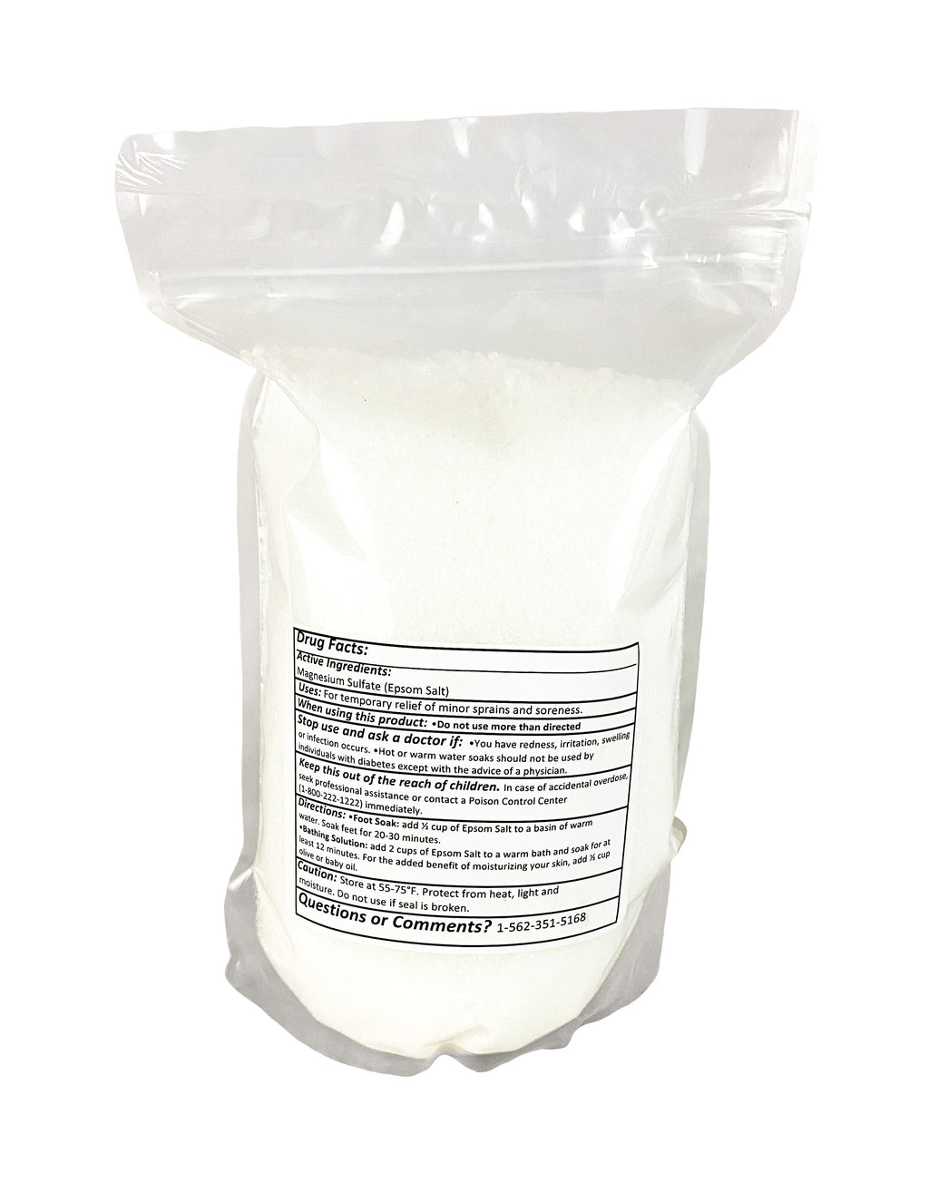 Epsom Salt USP Grade (Magnesium Sulfate) — Bath, Foot Soak & Garden