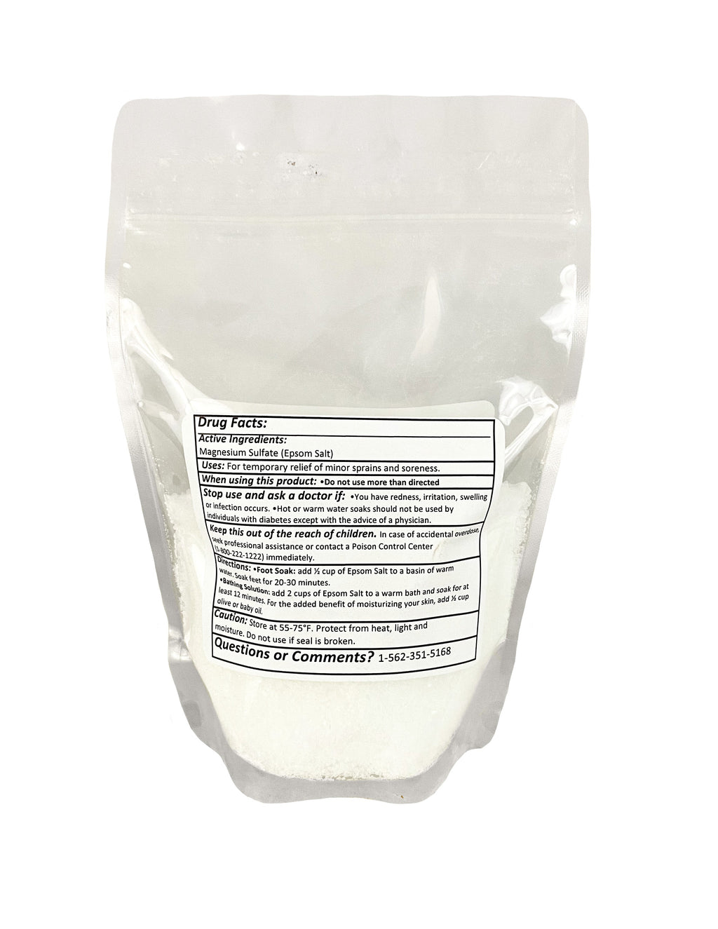 Epsom Salt USP Grade (Magnesium Sulfate) — Bath, Foot Soak & Garden