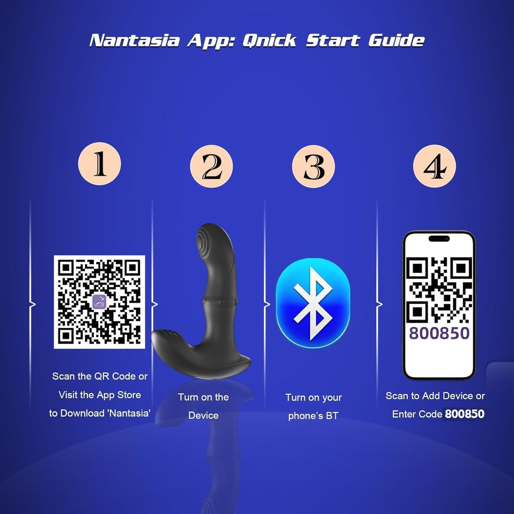 NantaWiggle App-Controlled Wiggling Prostate Massager